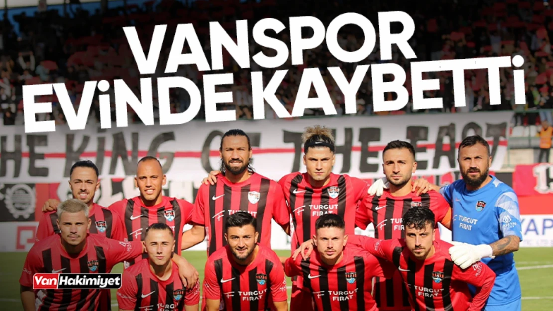 Van Spor, Elazığspor'a 2-0 kaybetti