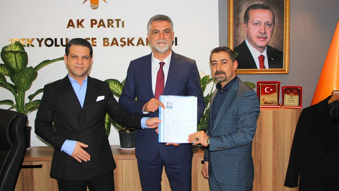Yavuz Karaman, İpekyolu Belediye Başkanlığı için başvuru yaptı