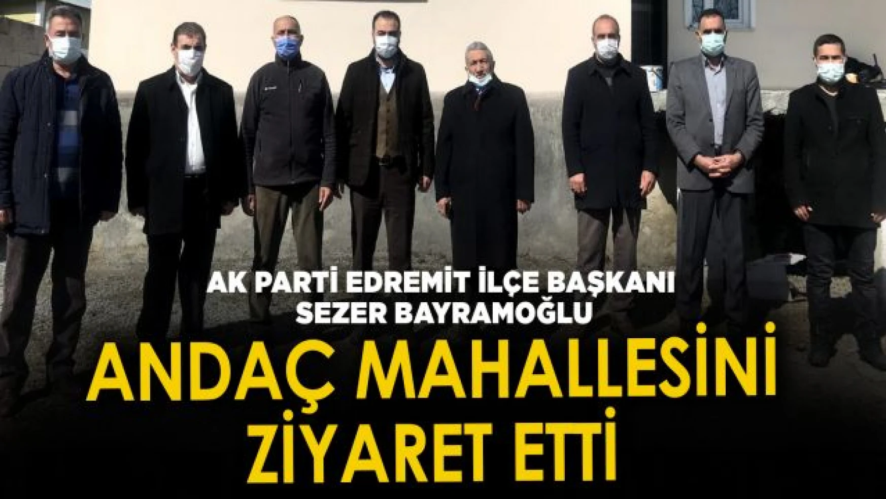 Başkan Sezer Bayramoğlu Muhtar ve kanaat önderlerini dinledi
