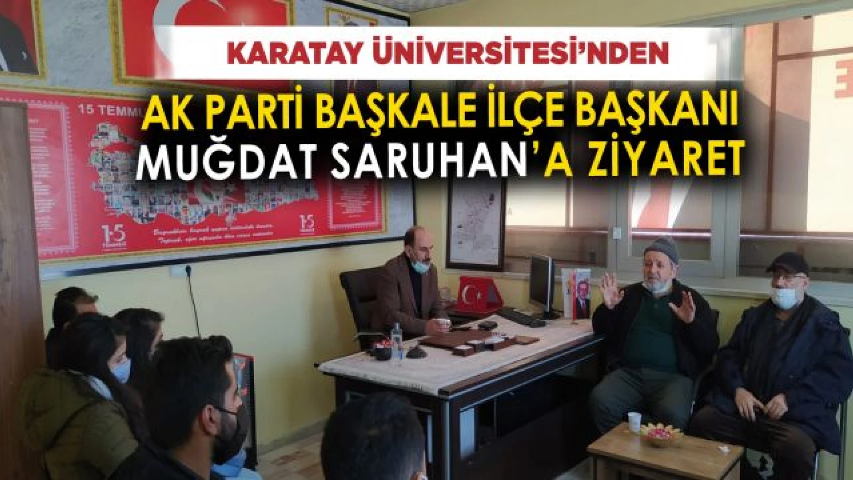 Karatay Üniversitesi Rektör Yardımcısı Sönmez'den Başkan Saruhan'a ziyaret