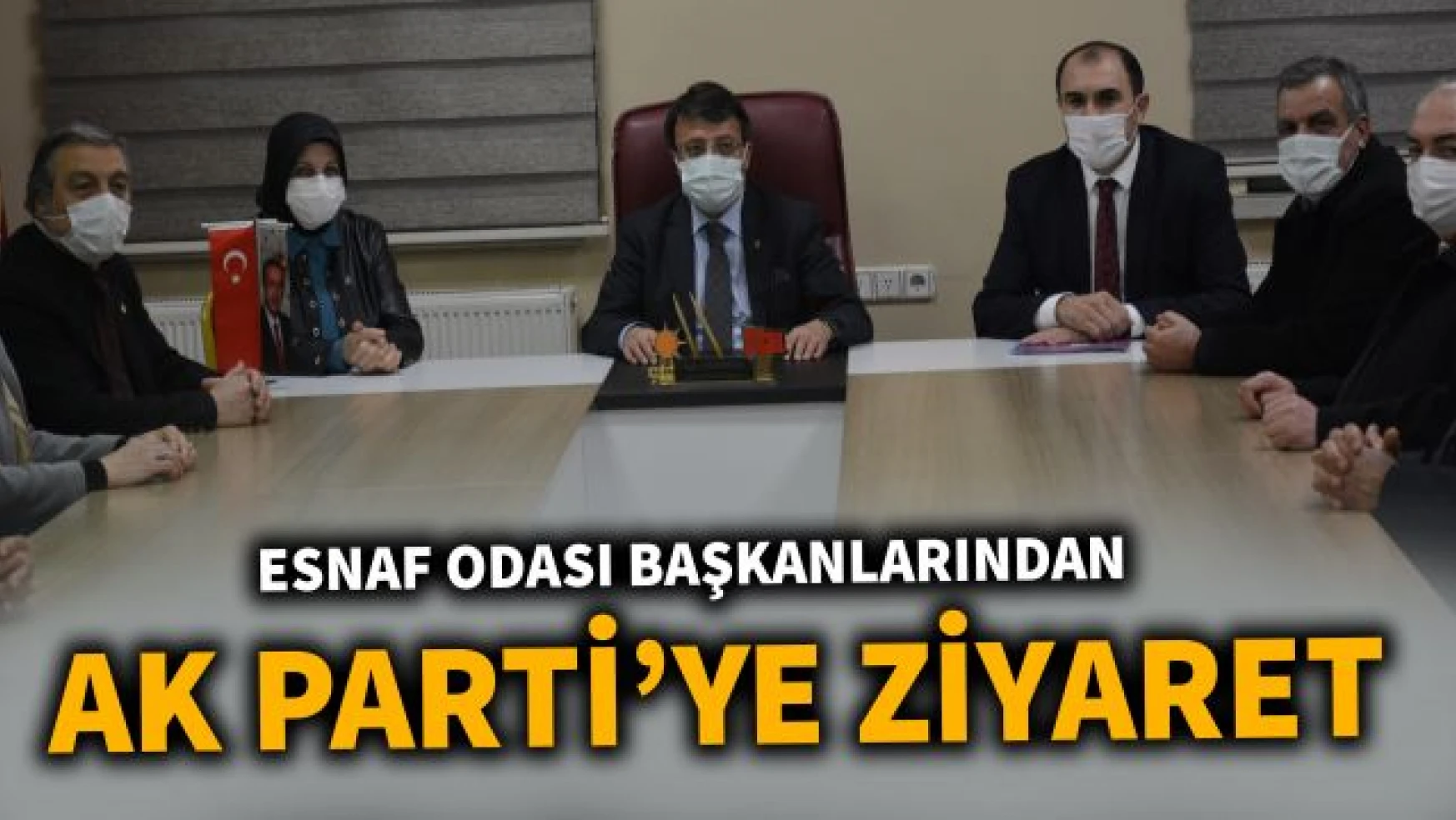 VESOB heyetinden AK Parti İl Başkanı Türkmenoğlu'na ziyaret