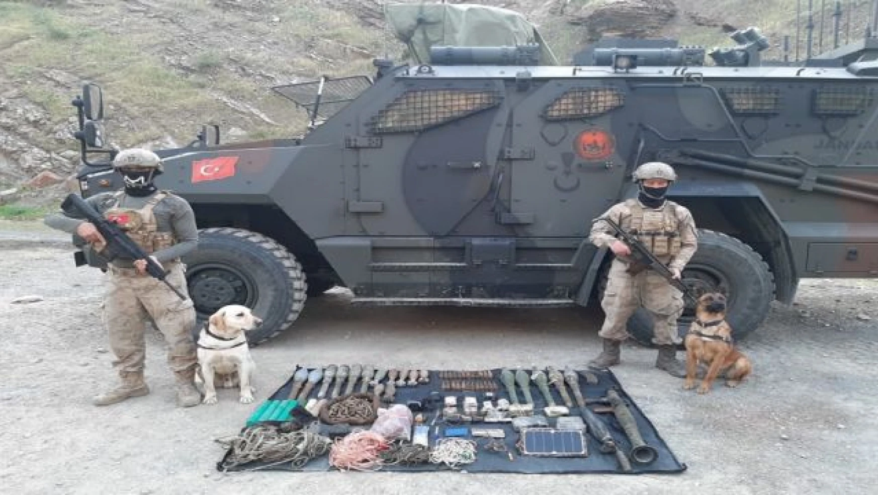 Çukurca'da PKK'ya darbe: Çok sayıda silah ve mühimmat ele geçirildi