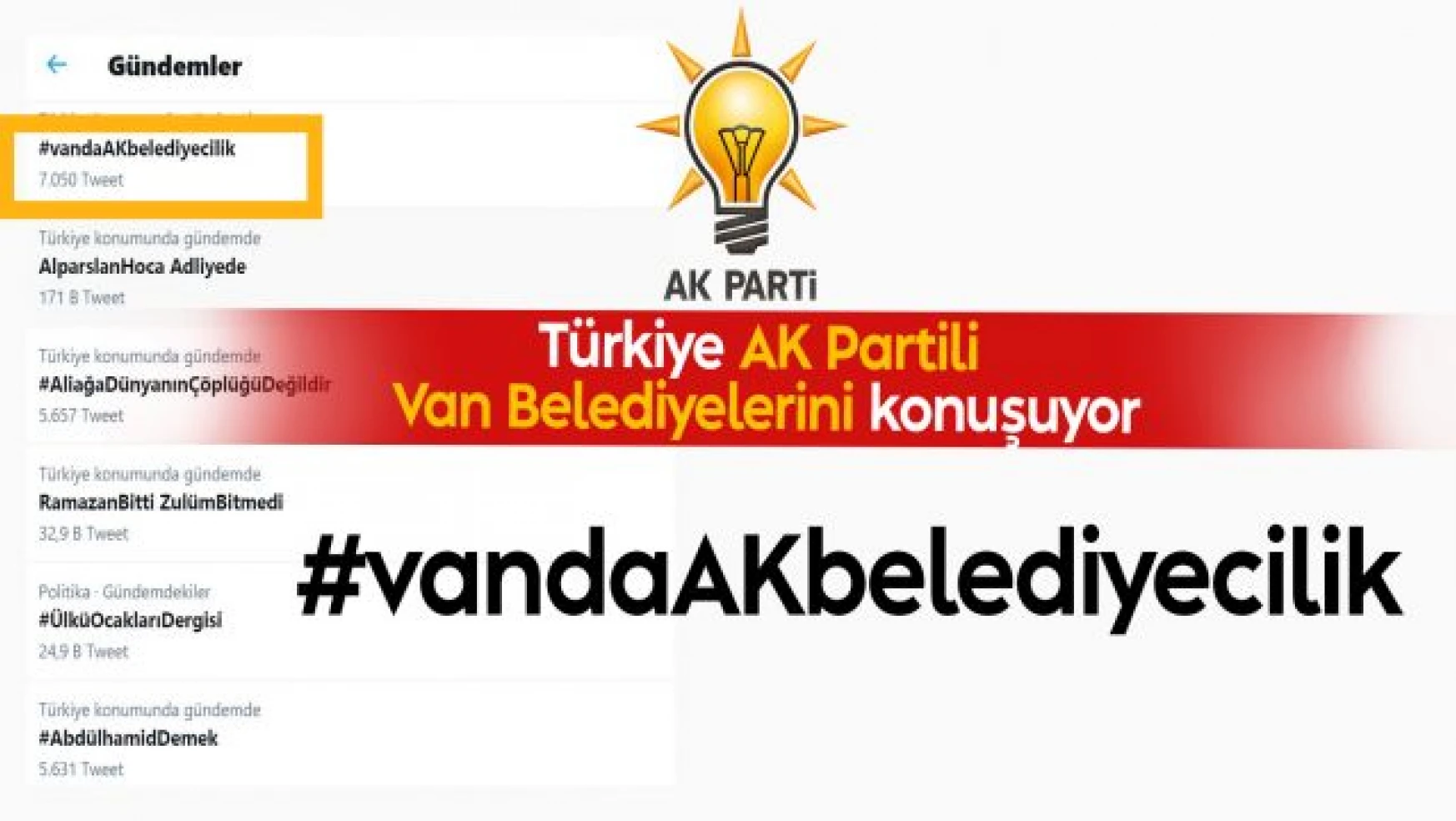Van AK Parti Belediyeleri Türkiye gündeminde!