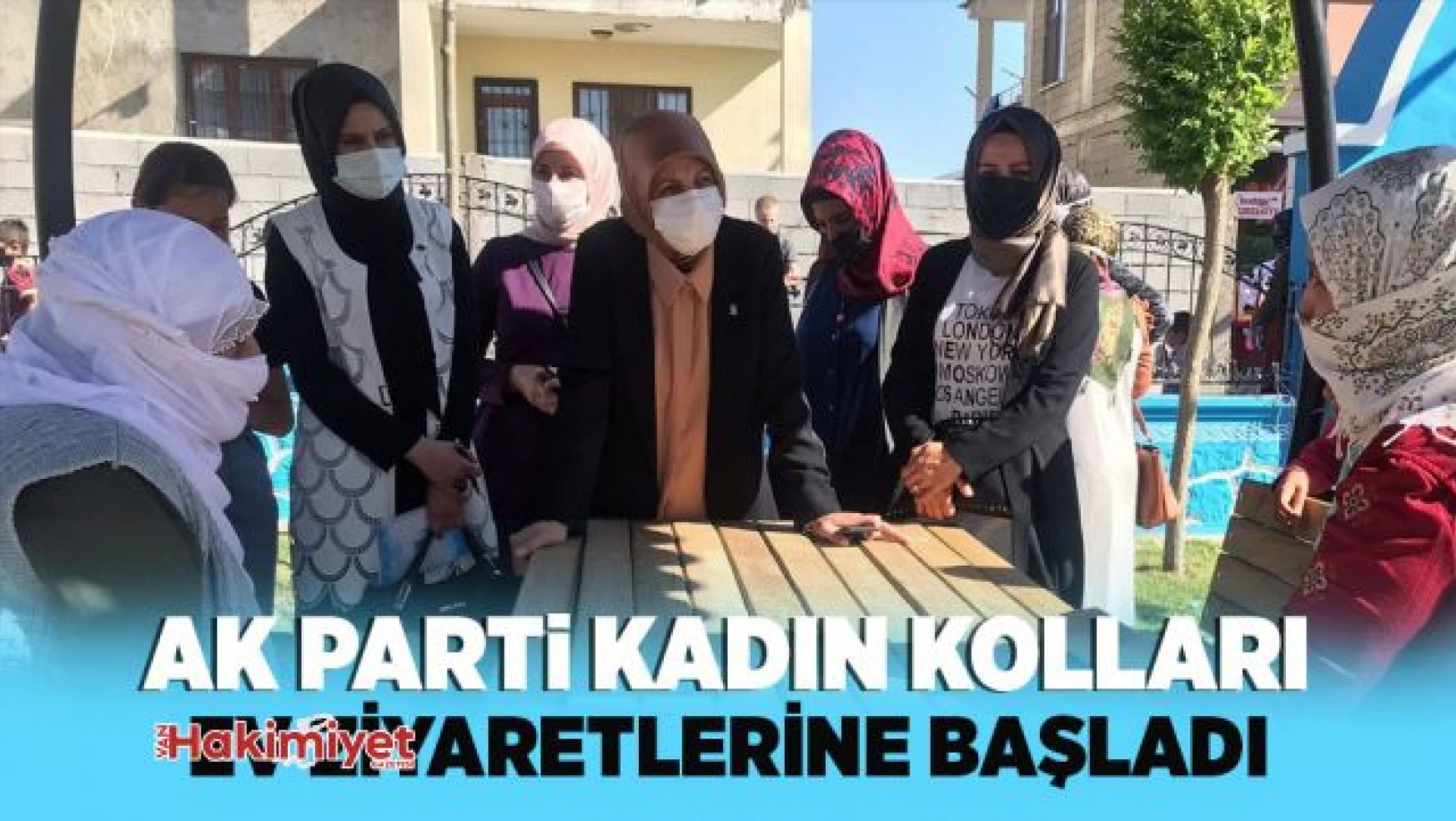 AK Parti kadın kolları ev ziyaretlerine başladı