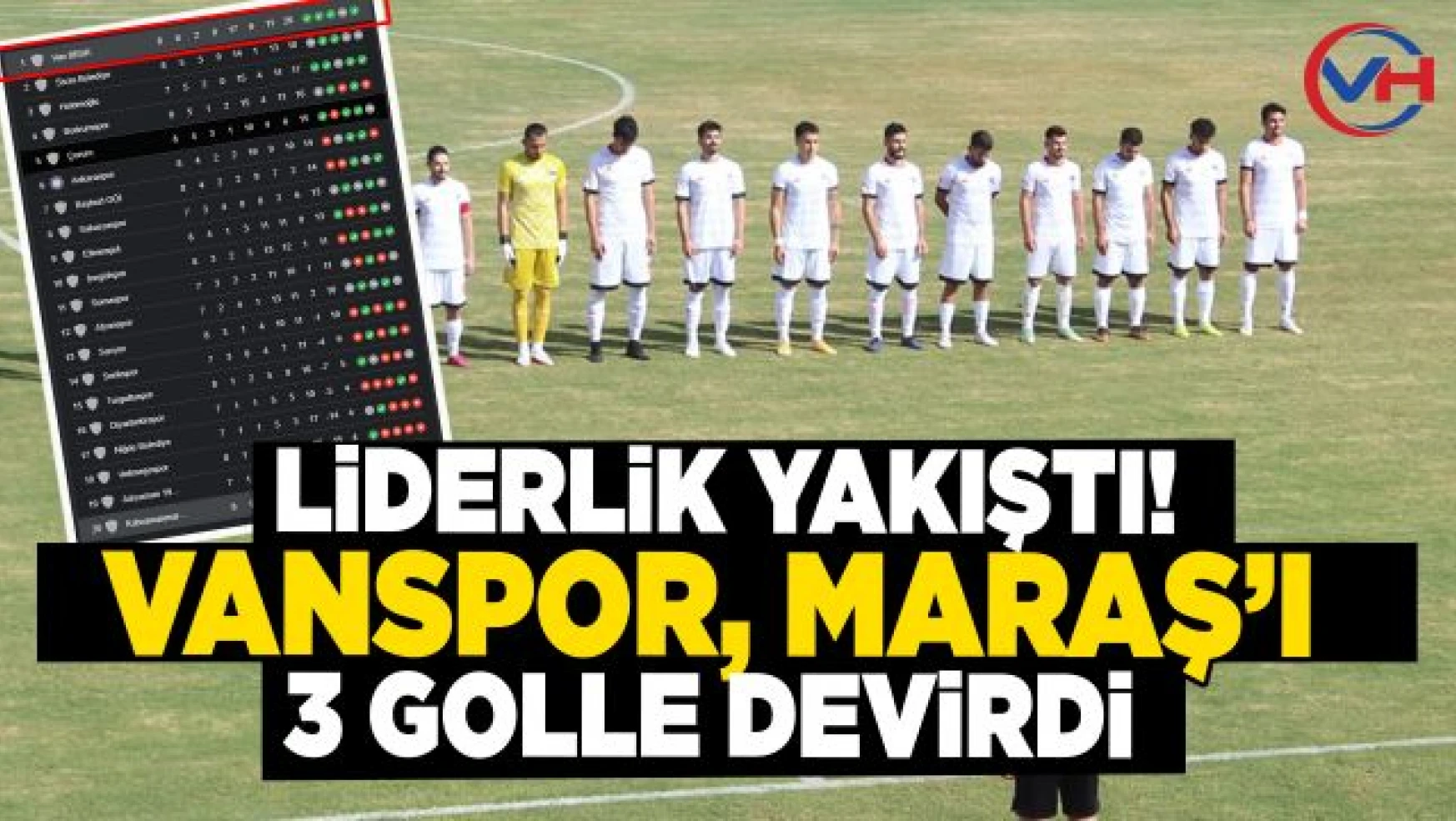 Vanspor, Kahramanmaraşspor'u deplasmanda 3-0 mağlup etti