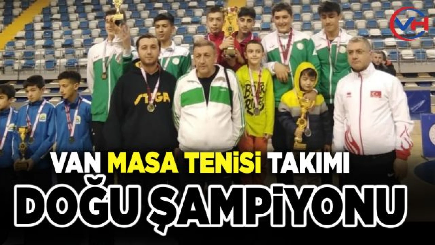 Van Masa Tenisi takımı Doğu Anadolu şampiyonu oldu