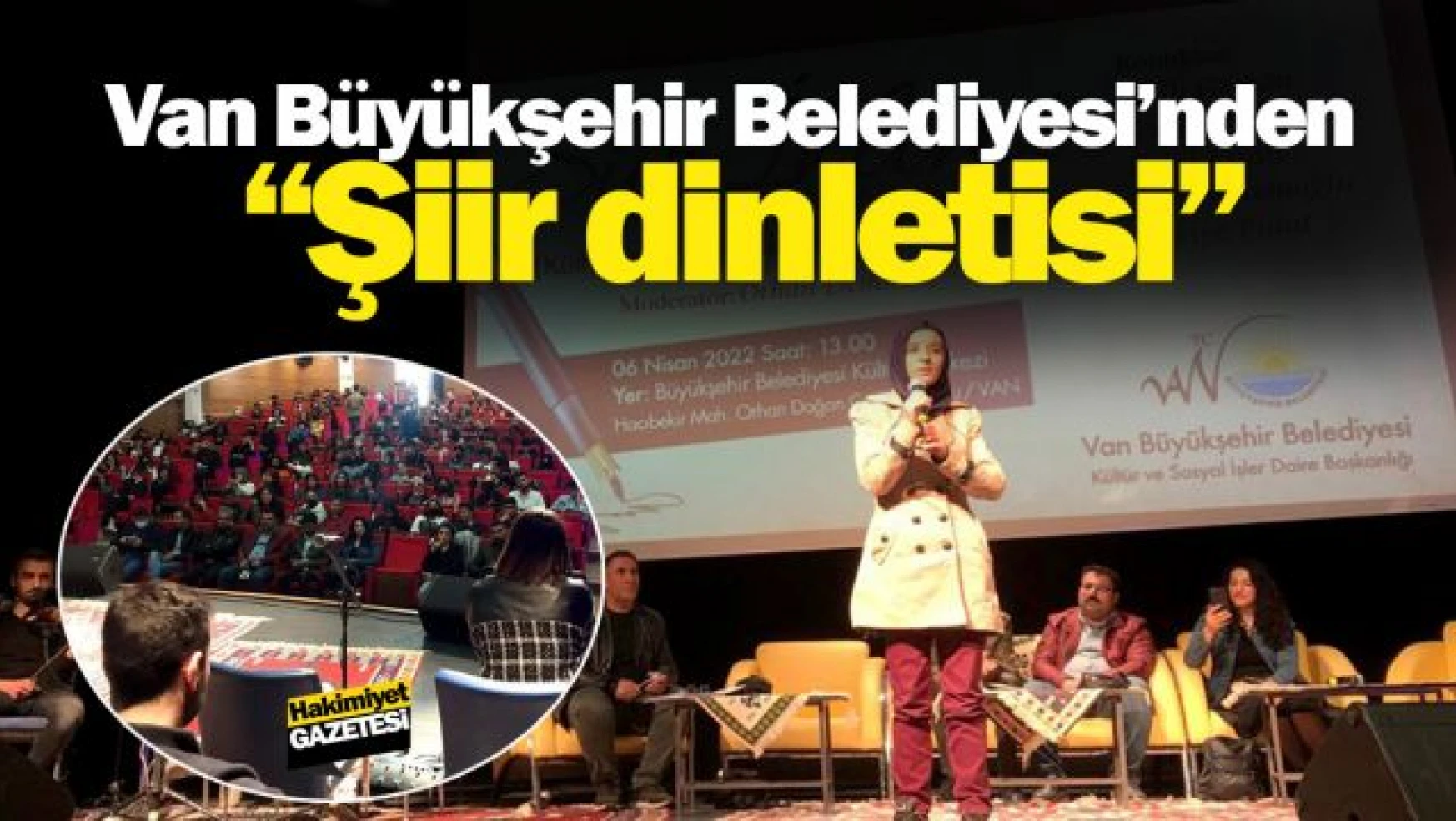 Van Büyükşehir'den 'Şiir Dinletisi' programı