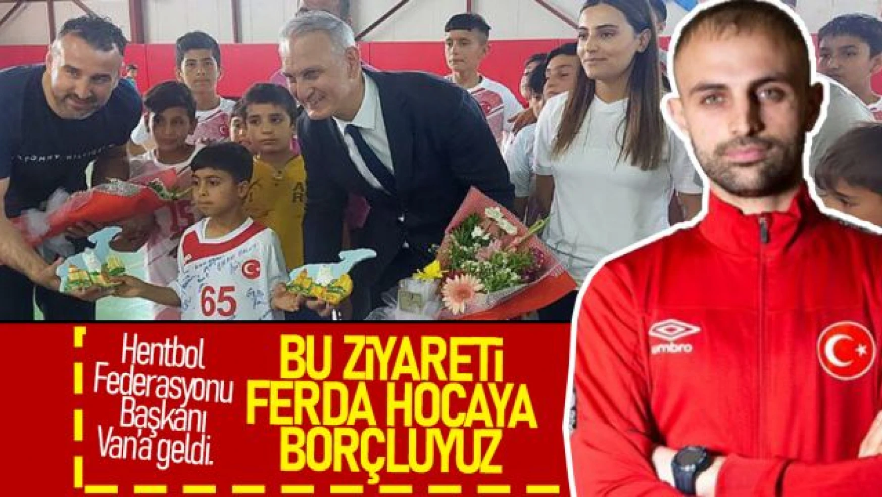 THF Başkanı Kılıç, 10 yaşındaki Serkan'a verdiği maç sözünü yerine getirdi