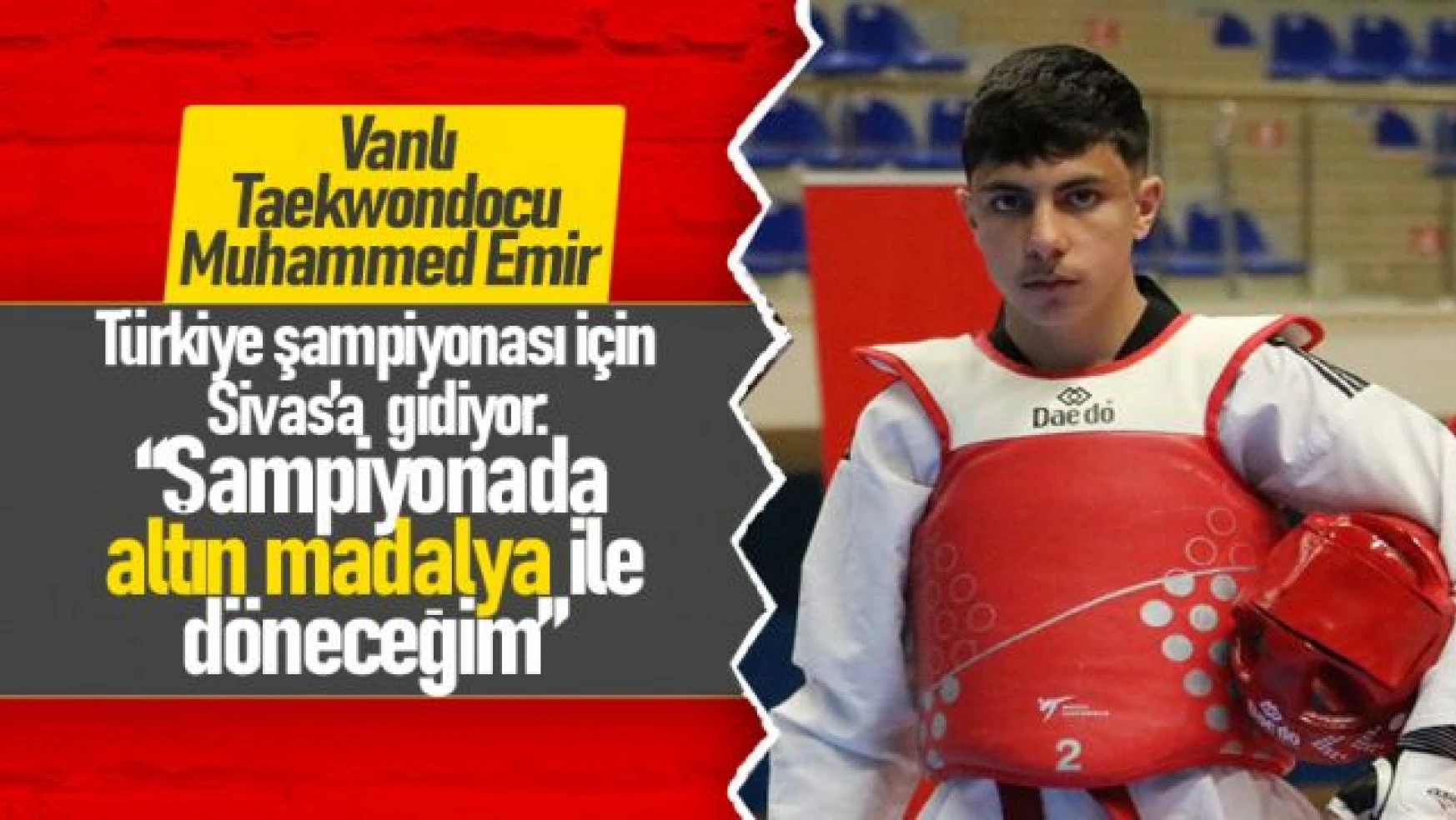 Vanlı sporcu Muhammed Emir Türkiye şampiyonasına gidiyor