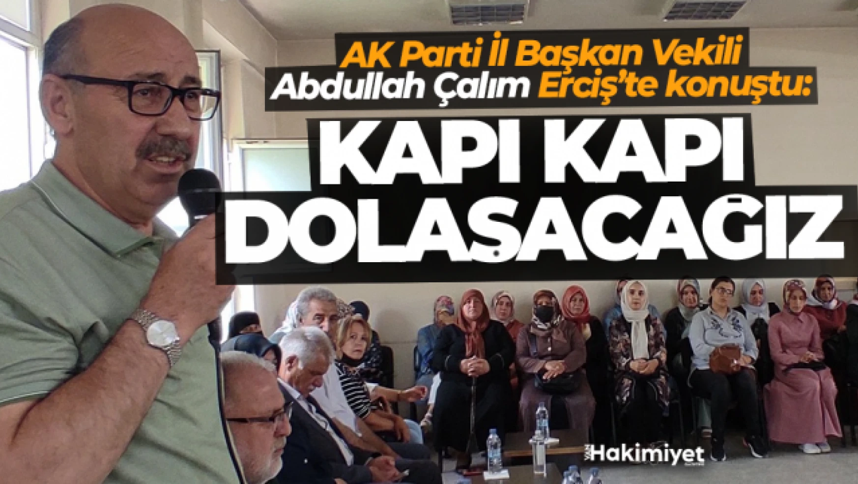 AK Parti Van İl Başkanlığı Erciş'e çıkarma yaptı
