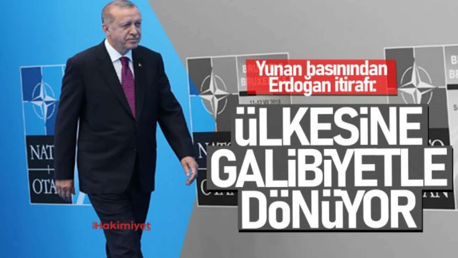 Erdoğan NATO toplantısından galibiyetle dönüyor