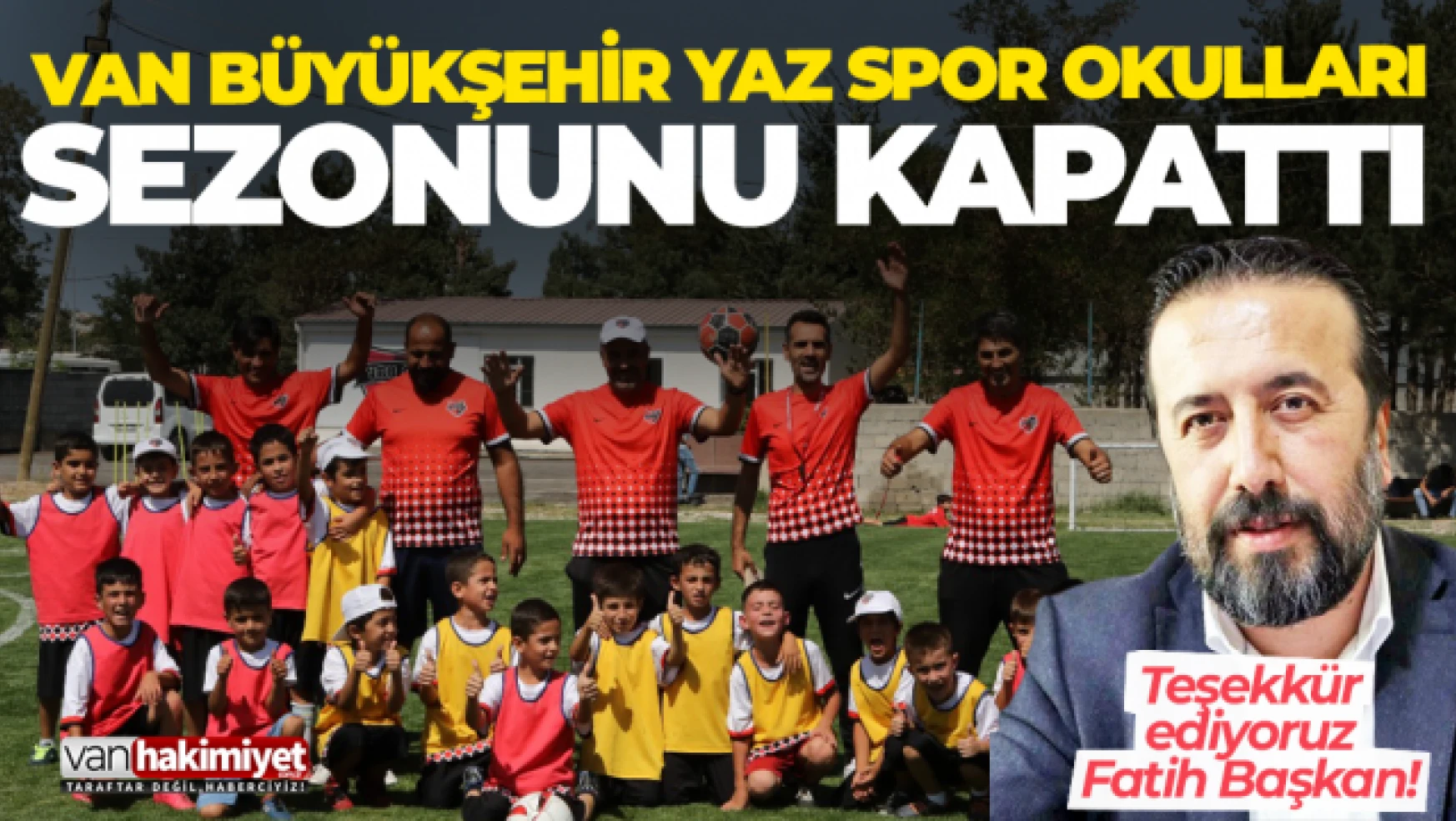 Başkan Fatih Sevinç, ücretsiz yaz spor okullarının tamamlandığını duyurdu