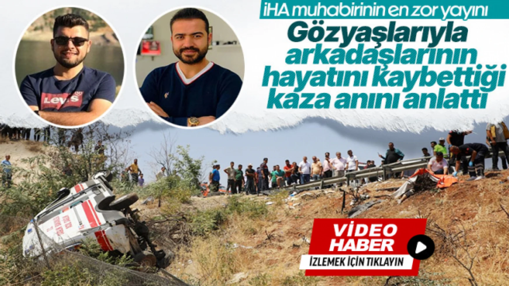Gaziantep'te yaşanan kazayı anlatan muhabir gözyaşlarını tutamadı