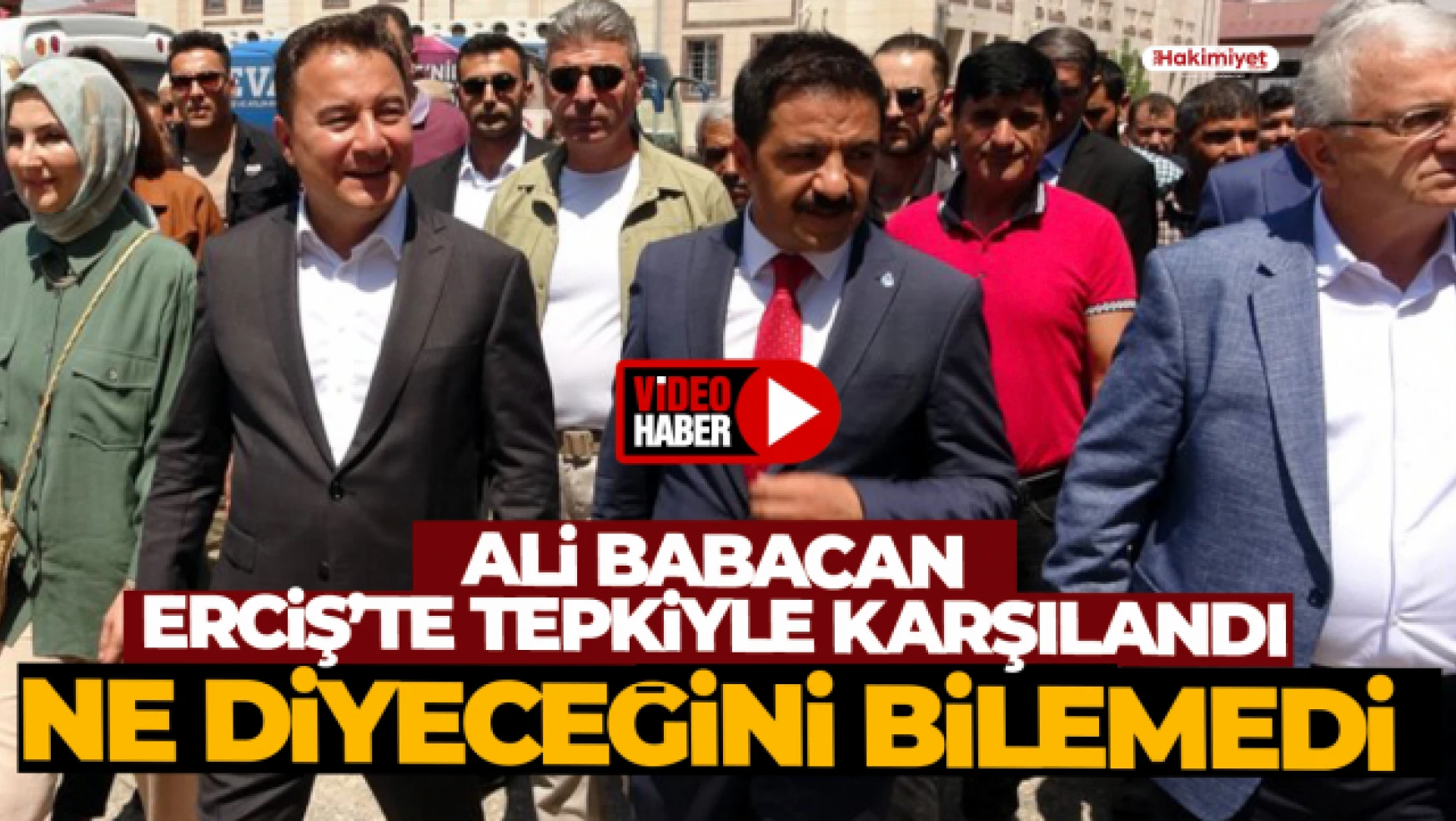 Genel Başkan Ali Babacan'a Van'da tepki!