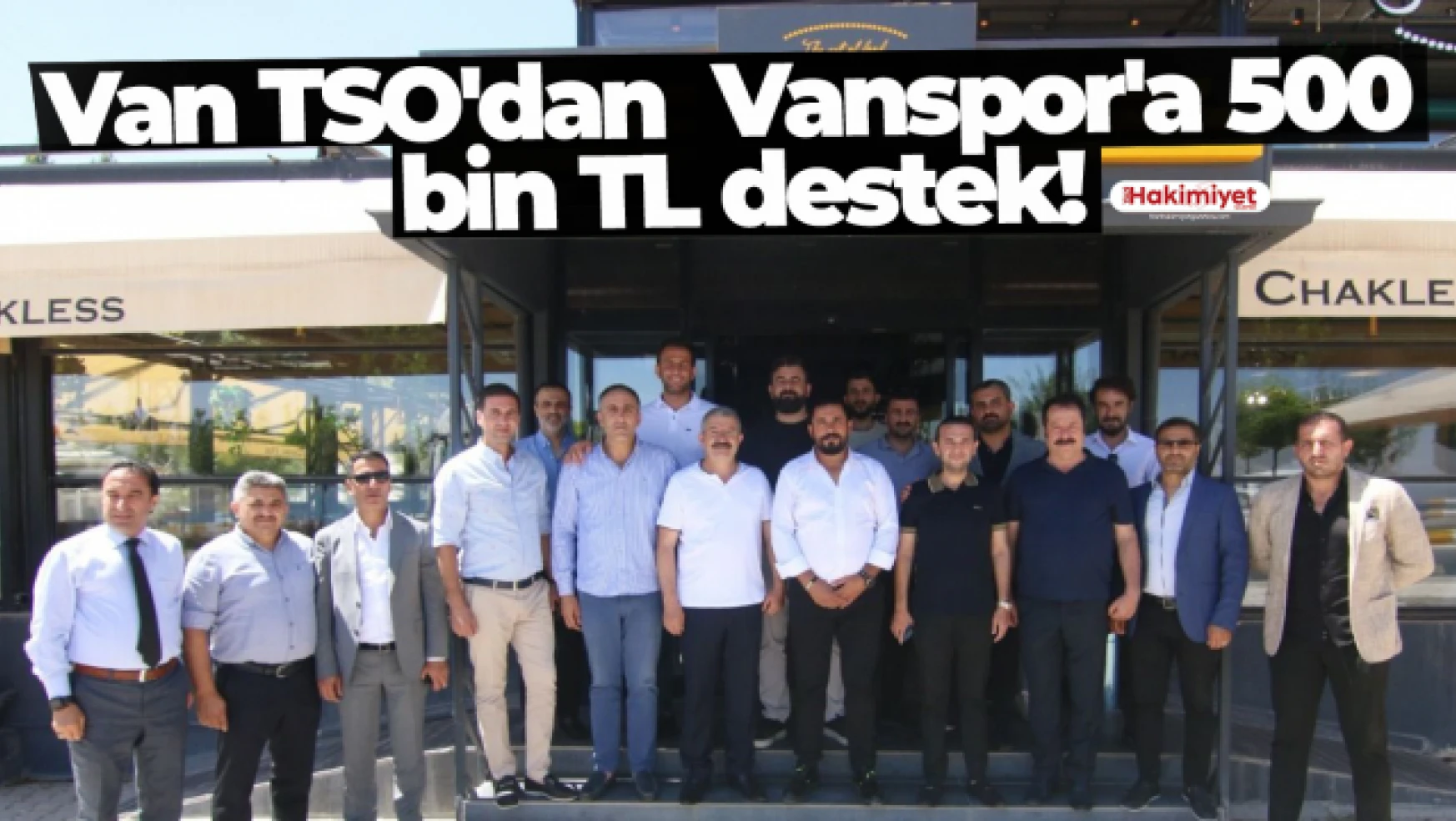 Van TSO'dan Vanspor'a 500 bin TL destek!