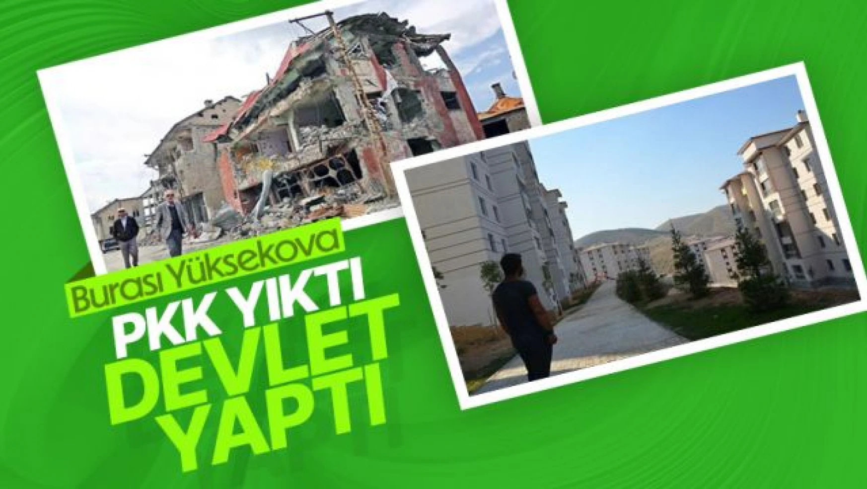 Yüksekova'da terör mağduru aileler yeni yuvalarına kavuşuyor