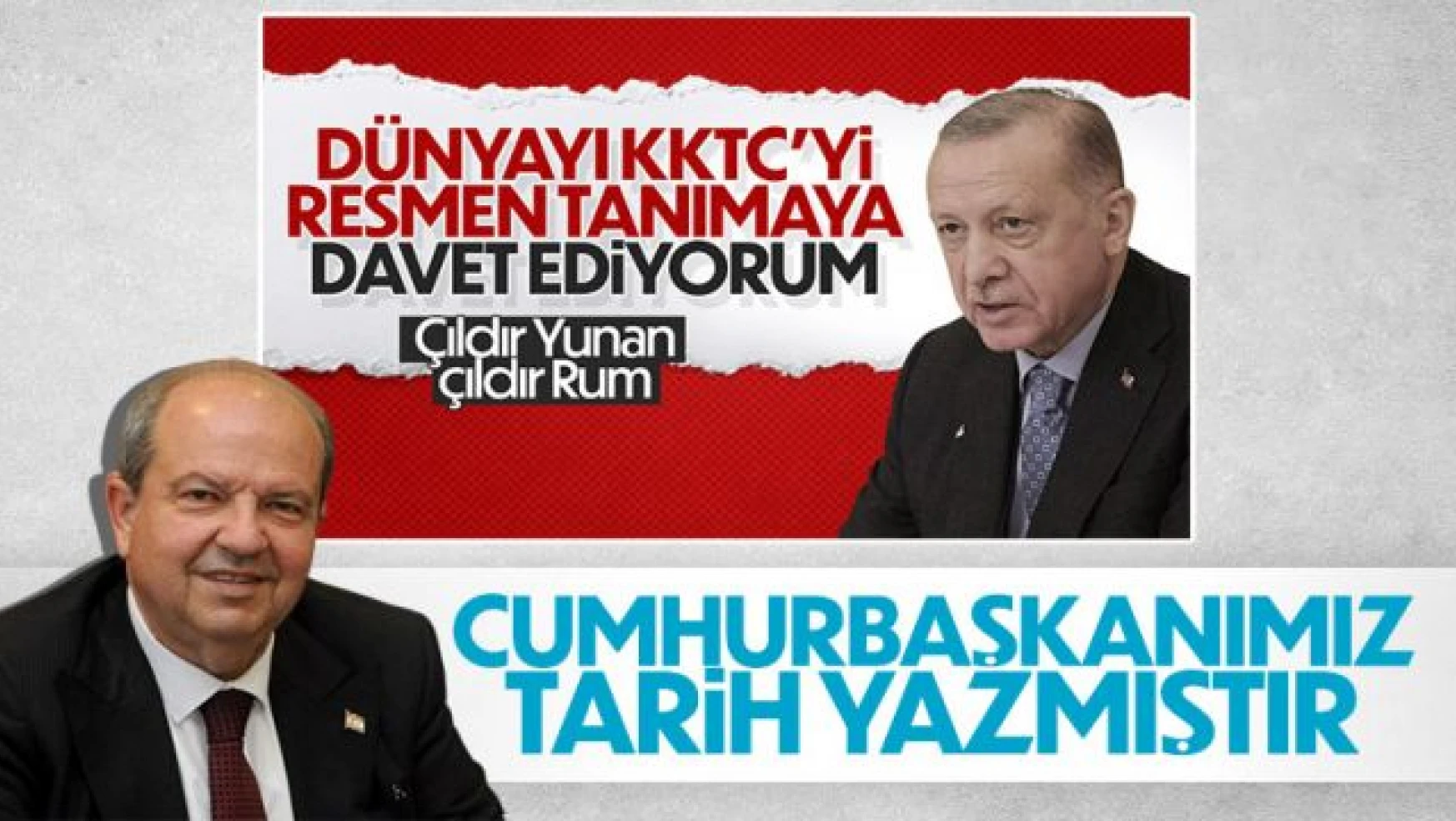 Ersin Tatar: Cumhurbaşkanı Erdoğan tarih yazmıştır
