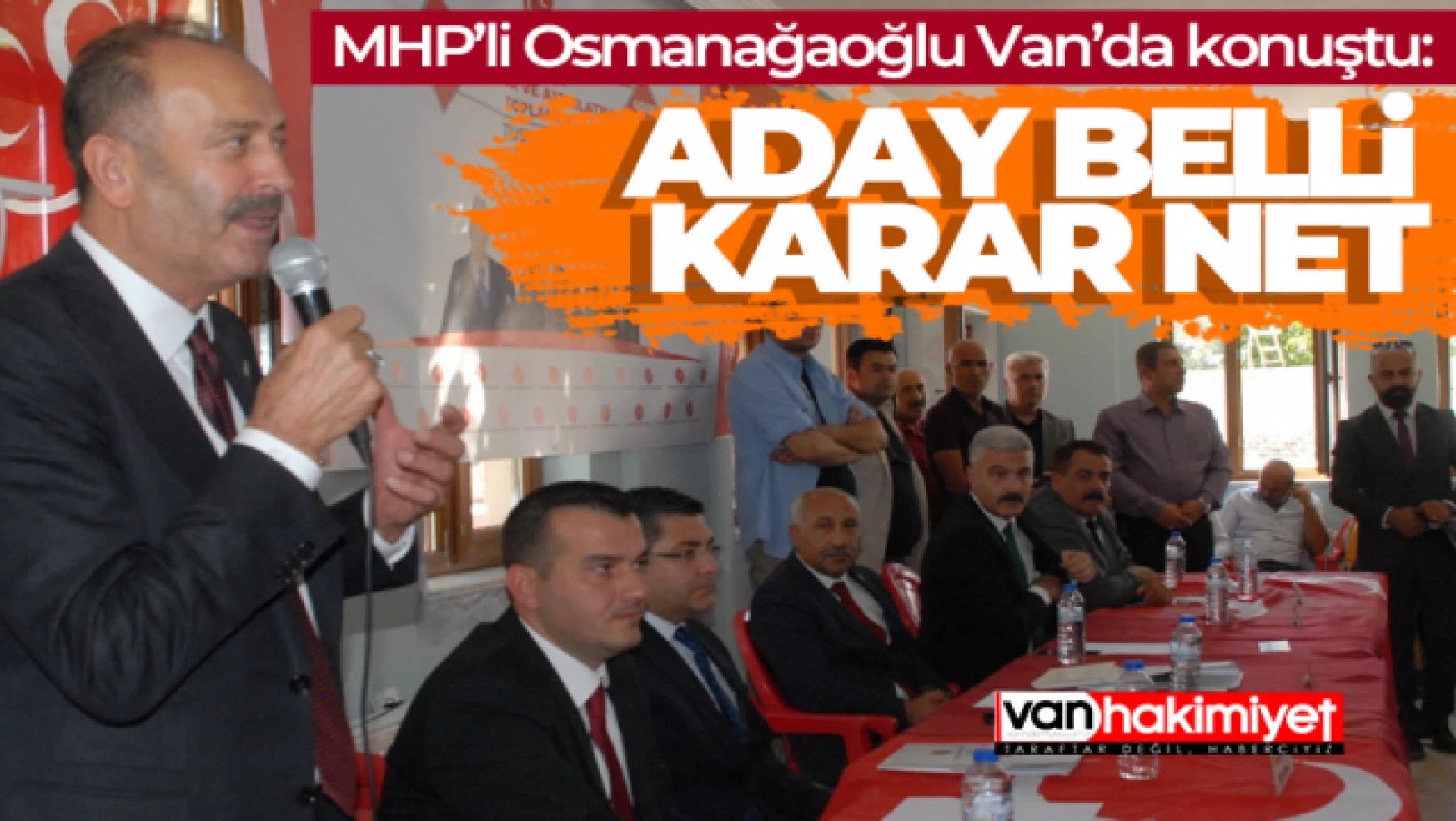 MHP'li Osmanağaoğlu Alaköy'de büyük bir çoşkuyla karşılandı