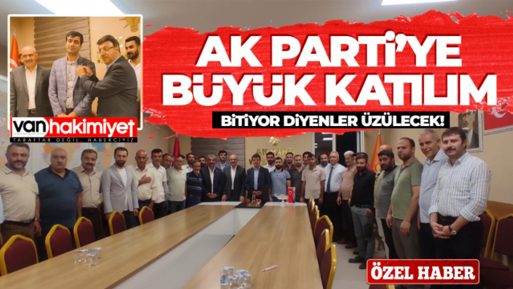 Van'da Özten Ailesi AK Parti'ye katıldı