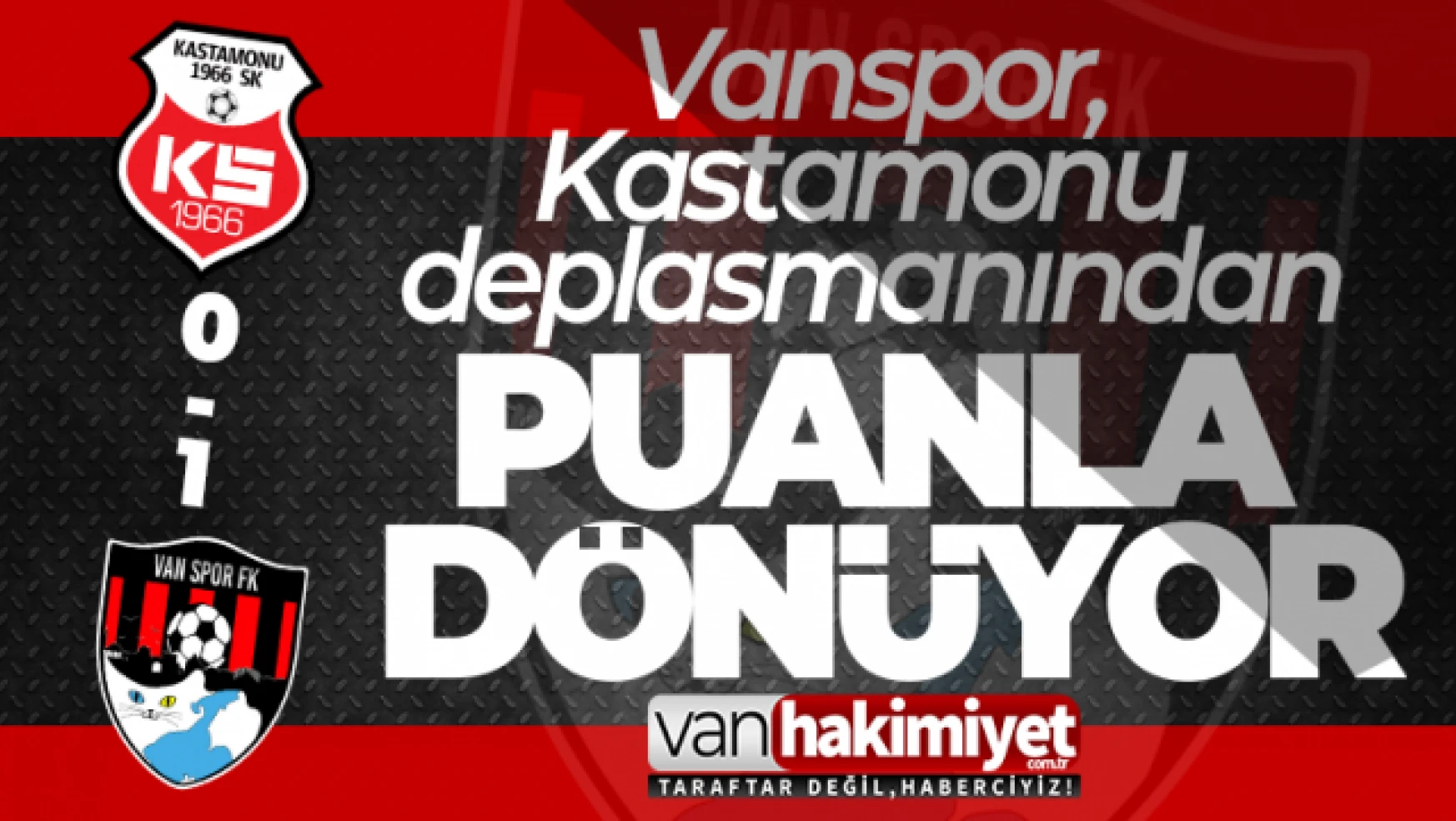 Vanspor, Kastamonuspor'u 1-0 mağlup etti