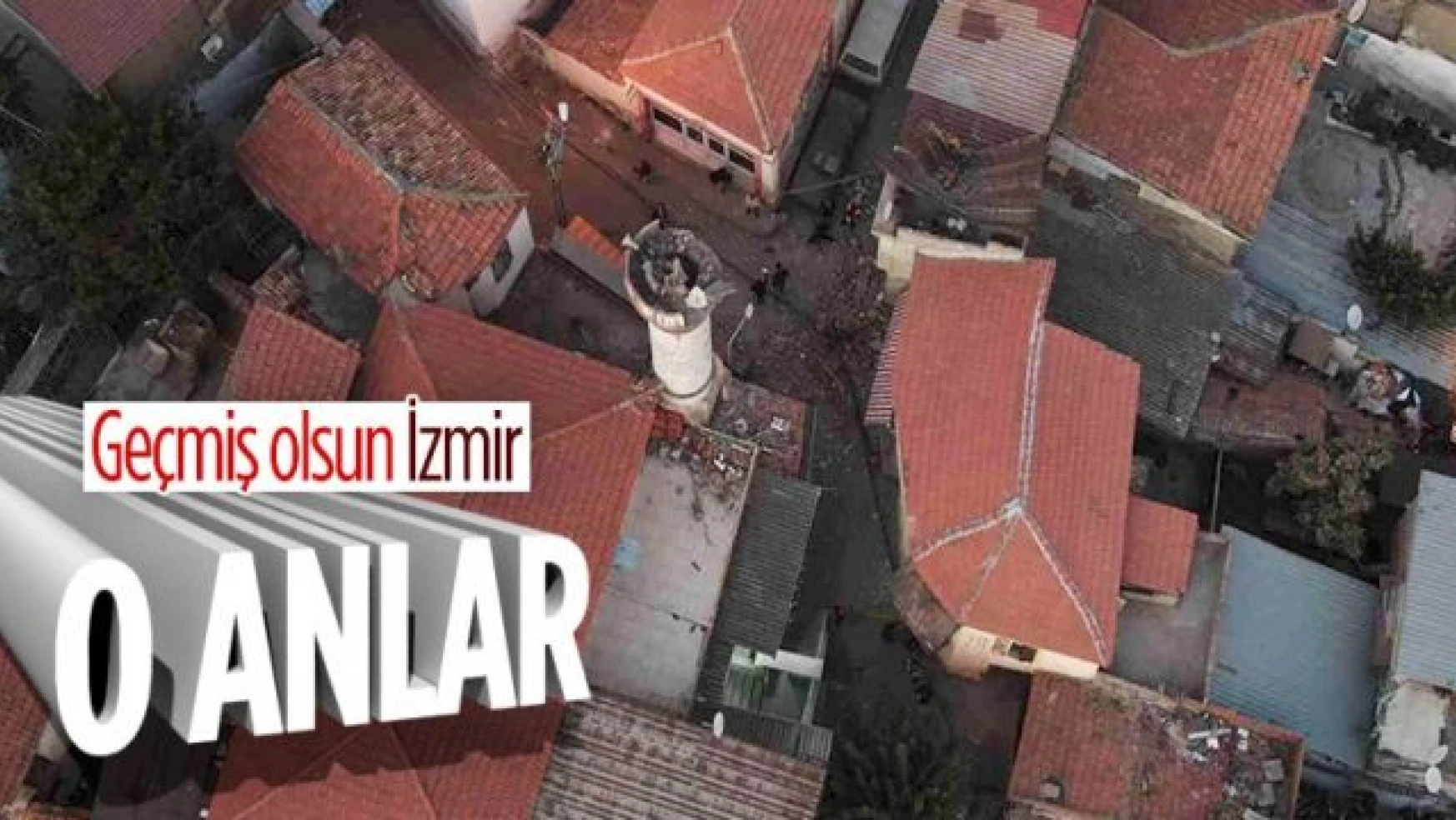 İzmir'de deprem anı kameraya yansıdı