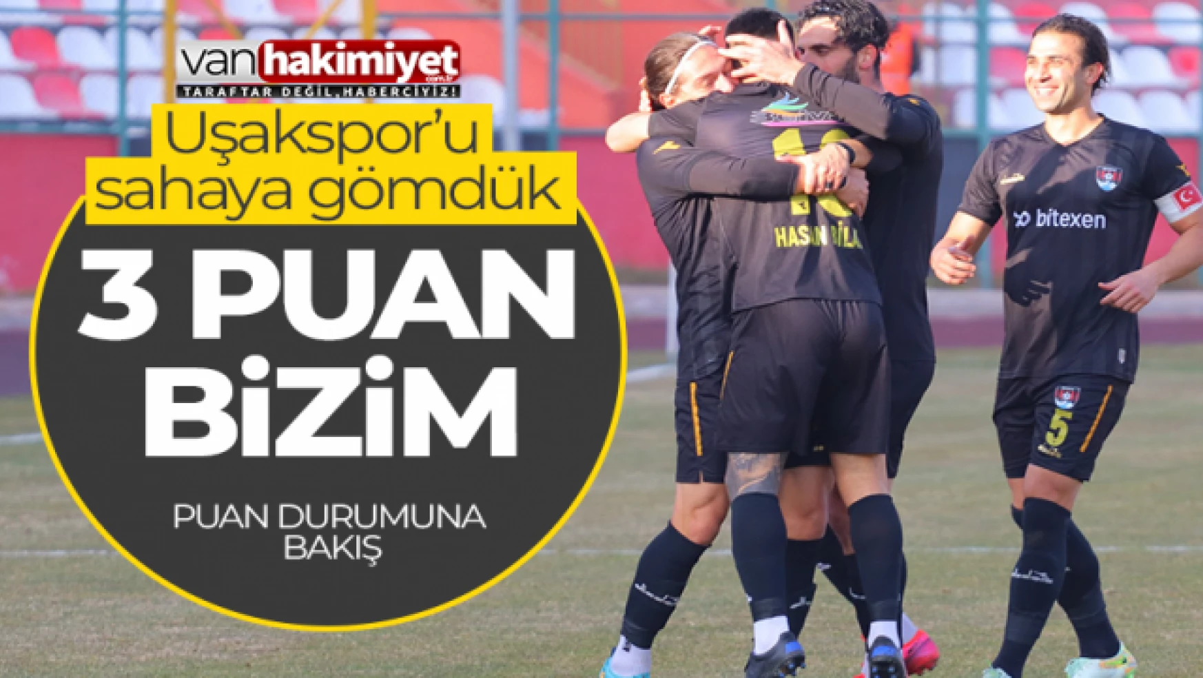 Bitexen Vanspor, Uşakspor'u 3-1 mağlup etti