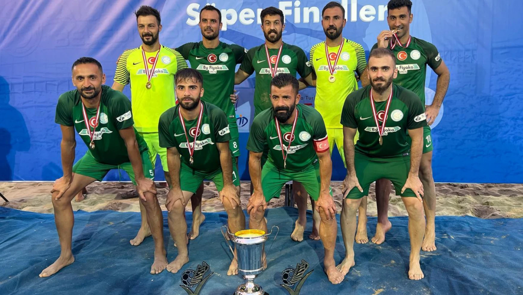 2023 TFF Plaj Futbolu Ligi şampiyonu Erciş Spor oldu