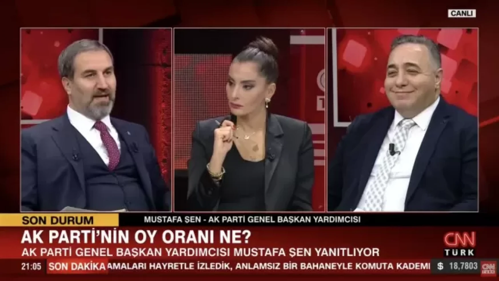 AK Partili Mustafa Şen, partisinin oy oranını açıkladı