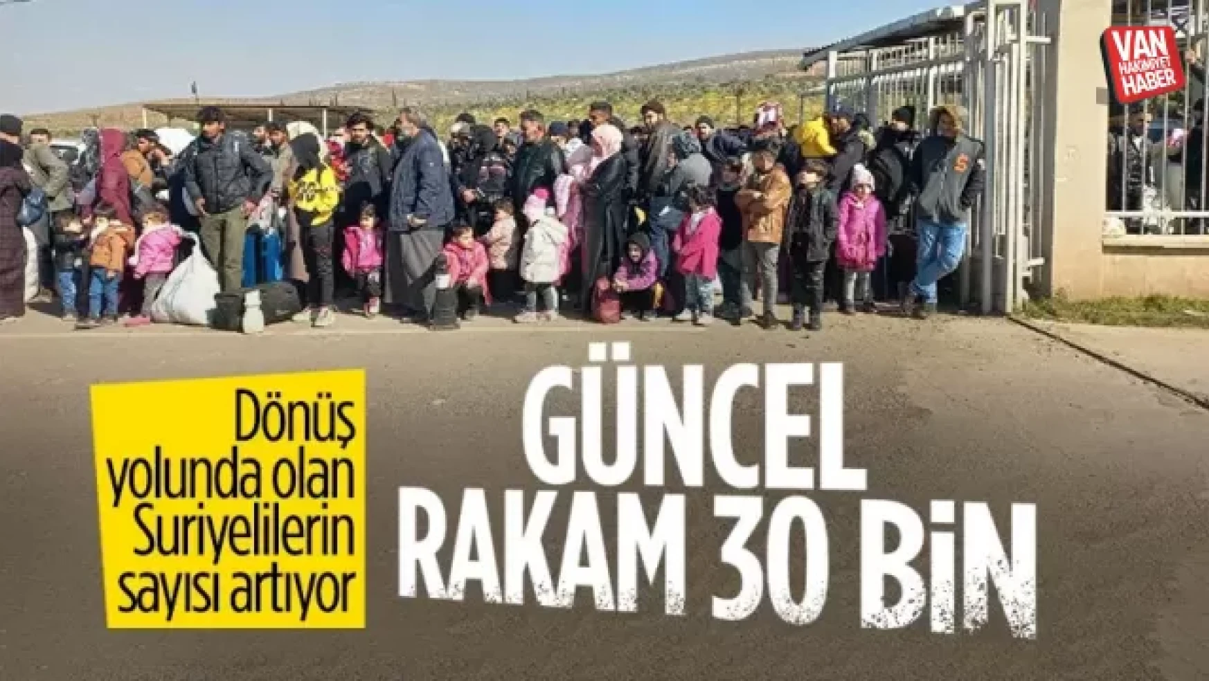 Bakan Akar: 30 bin Suriyeli kendi topraklarına döndü