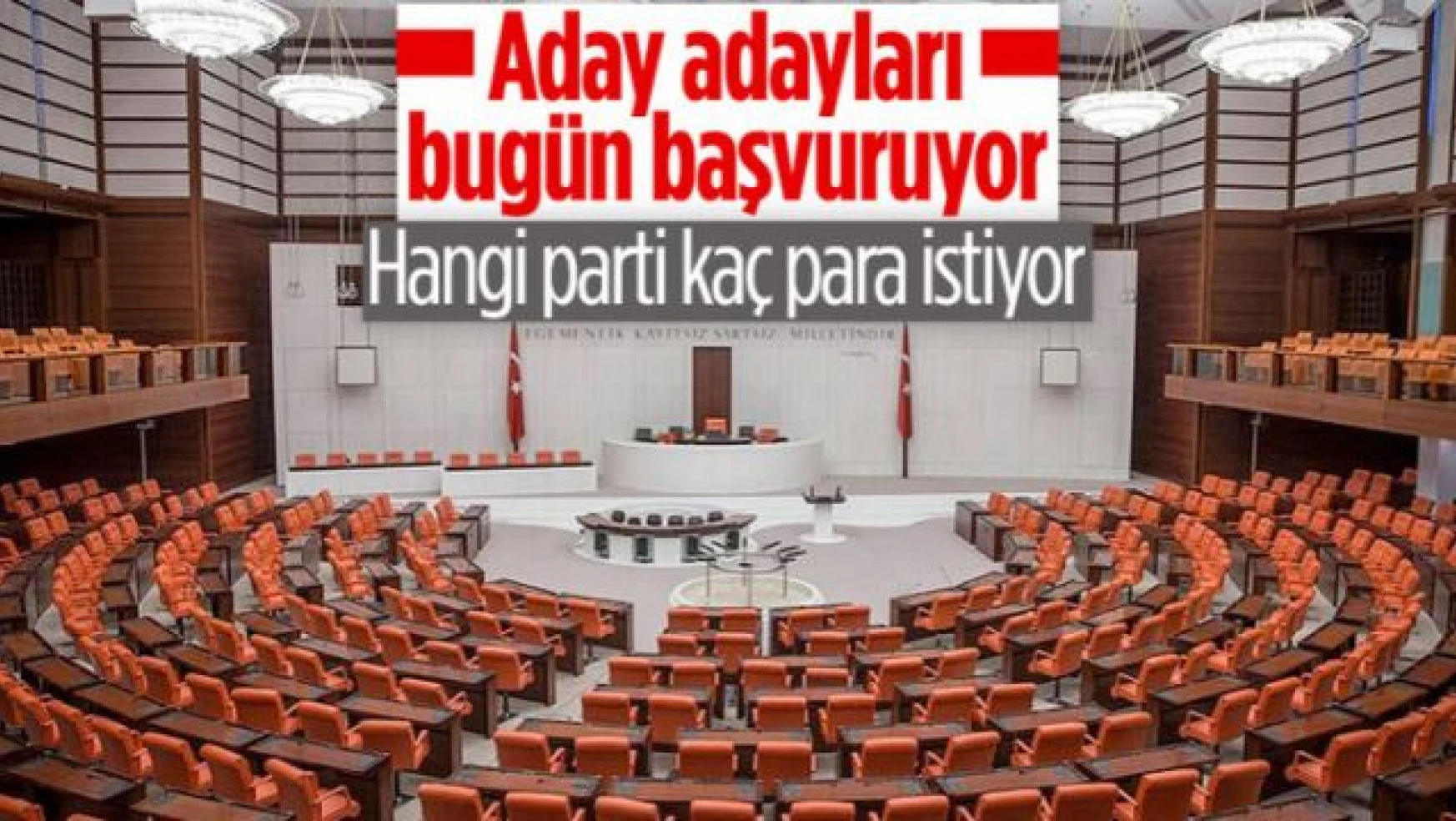 Milletvekilliği aday adaylığı başvuru ücretleri açıklandı