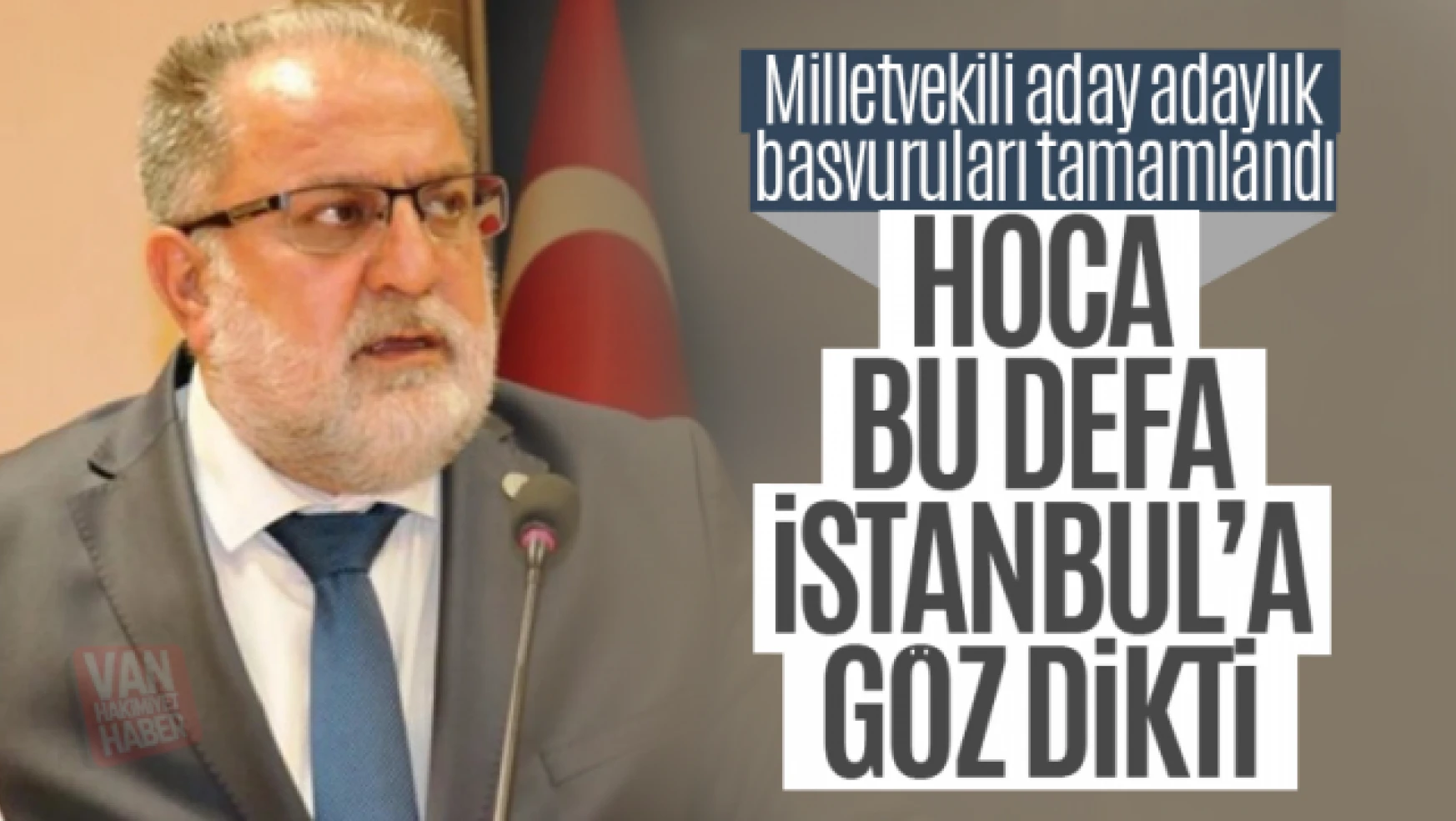 Osman Nuri Gülaçar İstanbul'dan da aday adaylık başvurusu yaptı