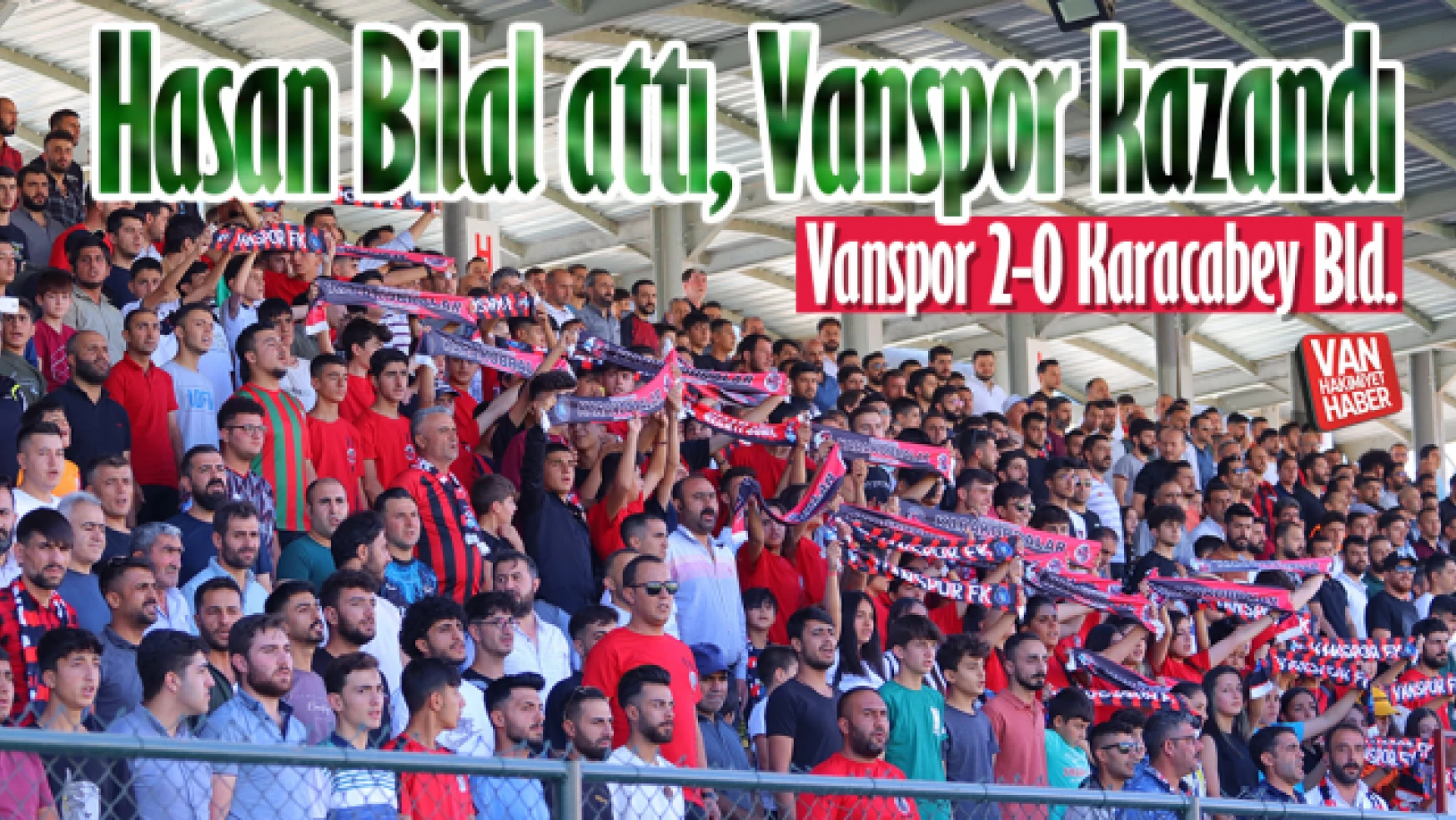 Vanspor, Karacabey Belediyespor'u 2-0 mağlup etti