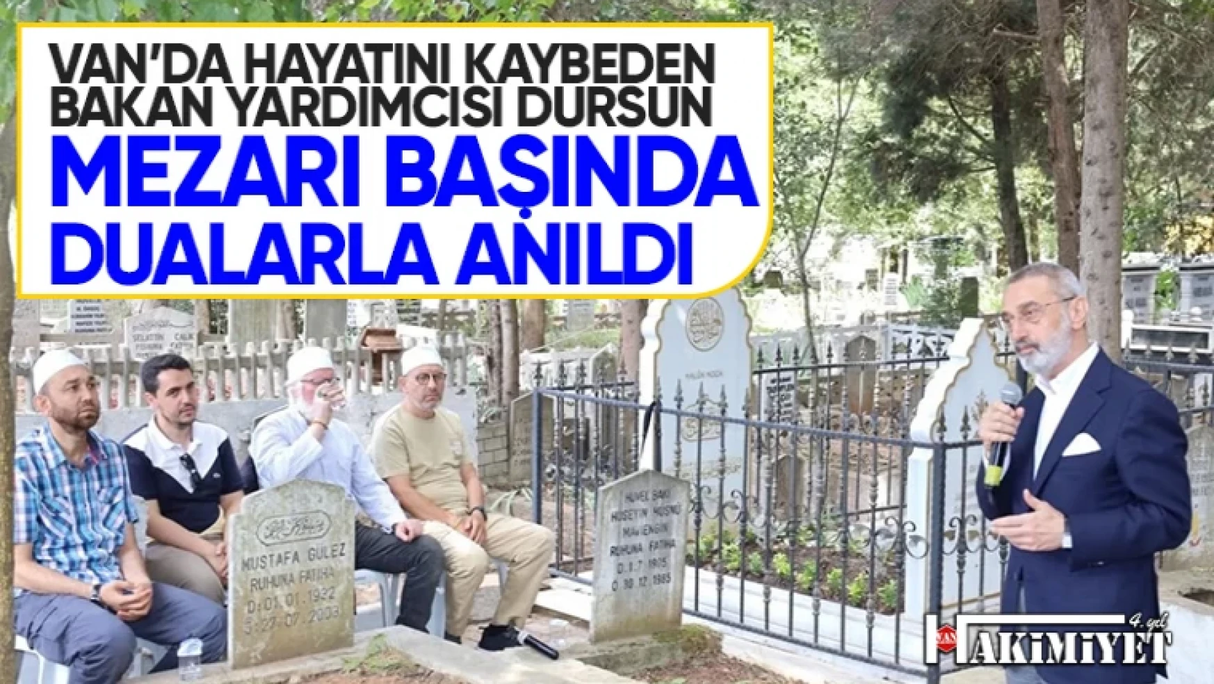 Bakan Yardımcısı Ahmet Haluk Dursun mezarı başında anıldı