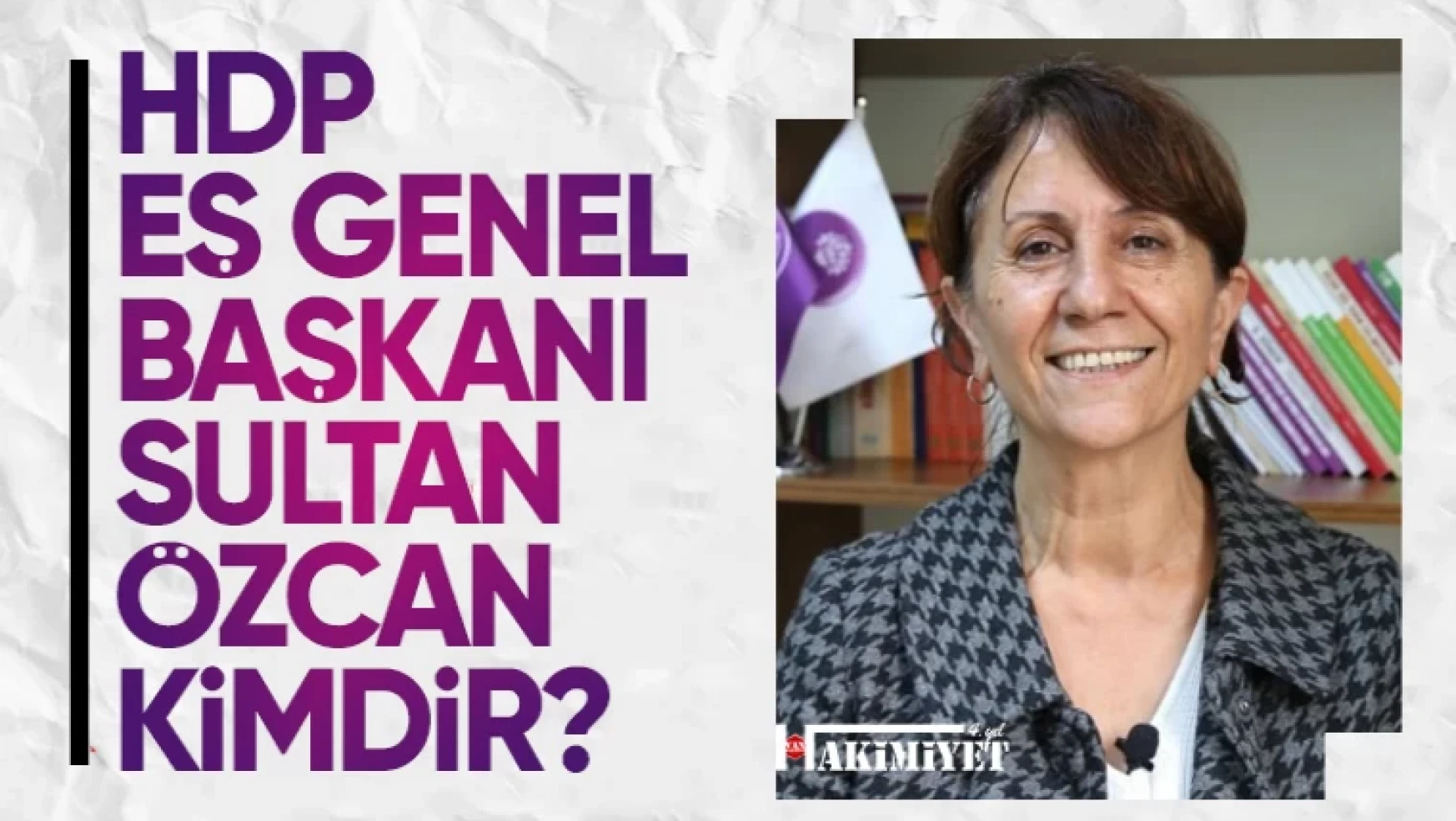 HDP Eş Genel Başkanı Sultan Özcan kimdir?