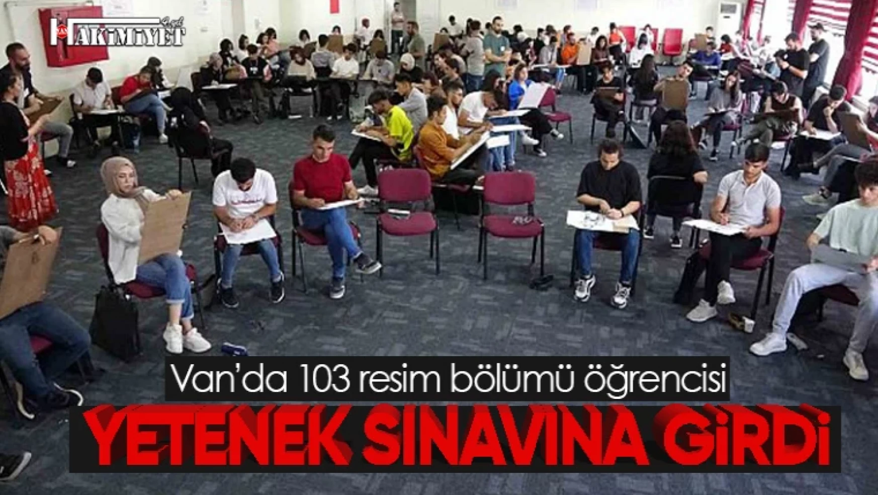 Van'da özel yetenekli  103 öğrenci deneme sınavına girdi