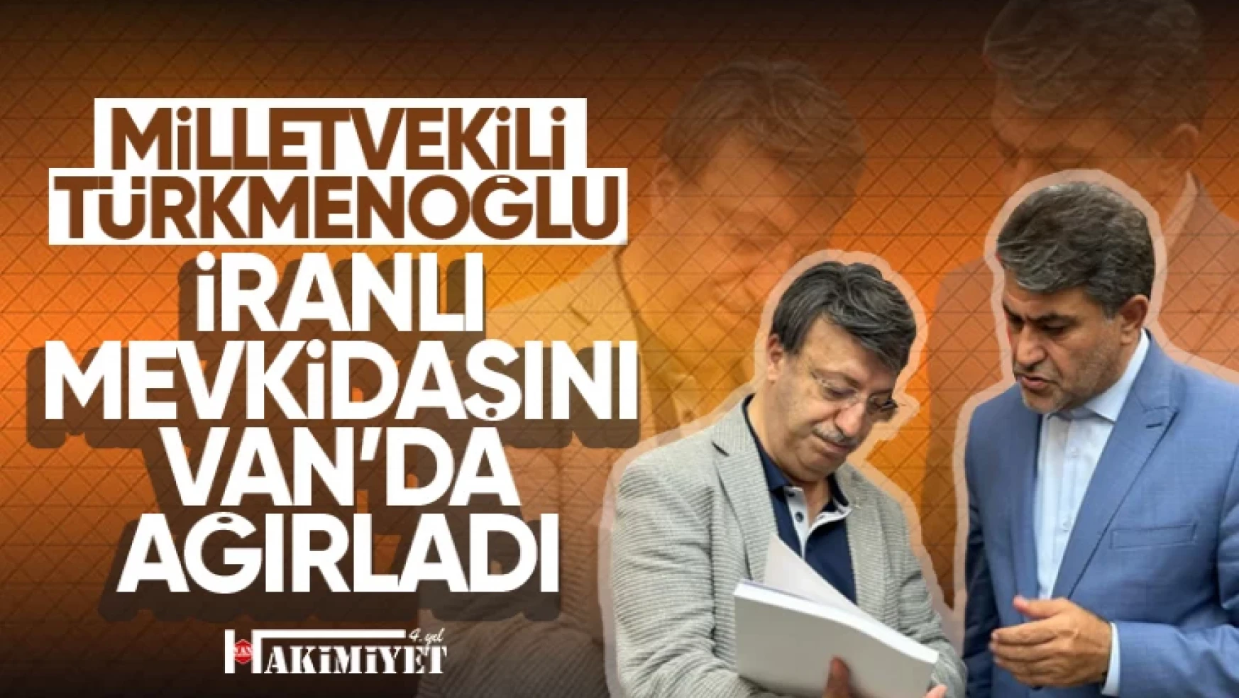 Milletvekili Kayhan Türkmenoğlu,  İranlı mevkidaşını Van'da ağırladı