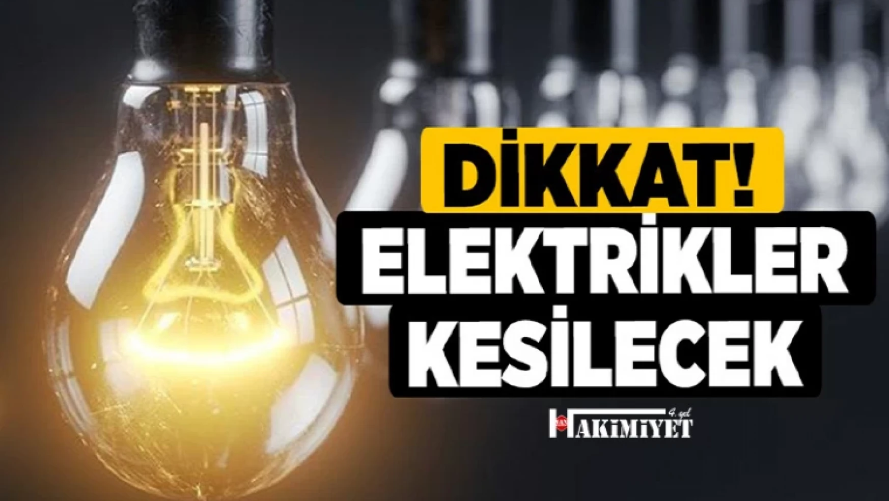 Van'da elektrik kesintisi yaşanacak: İşte kesintinin yapılacağı saatler