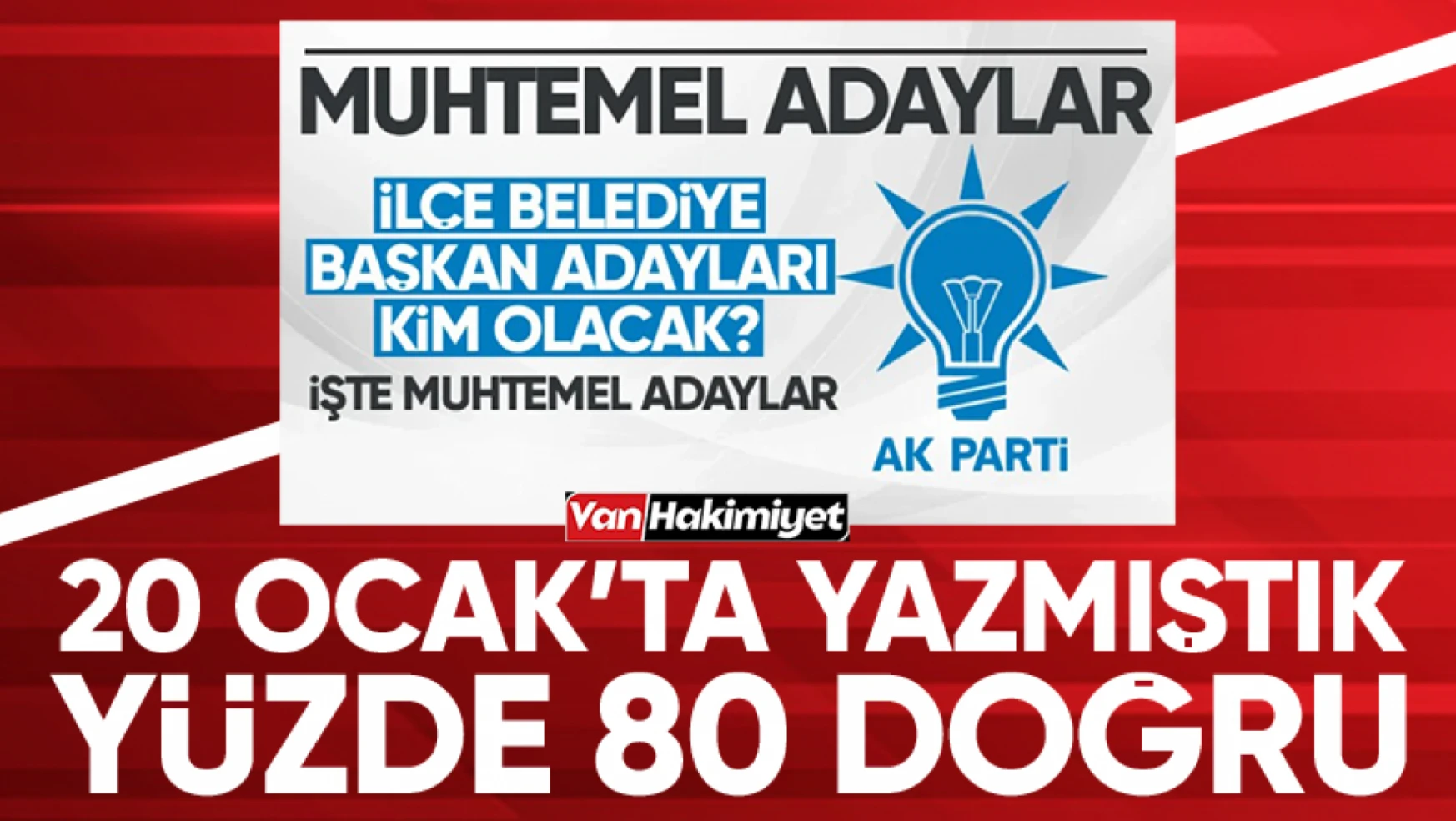 AK Parti ilçe belediye başkan adaylarını tahmin etmiştik! Yanılmadık...