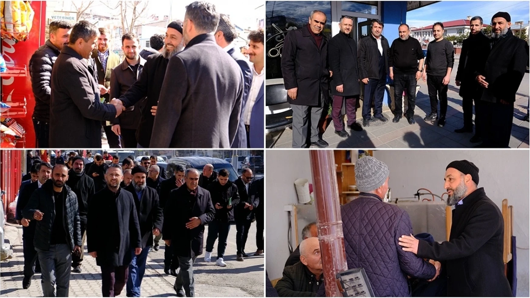 HÜDA PAR Gevaş Belediye Başkan adayı Aydın'dan esnaf ziyareti