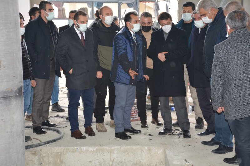İl Başkanı Türkmenoğlu, VASKİ Arıtma Tesisinde incelemelerde bulundu